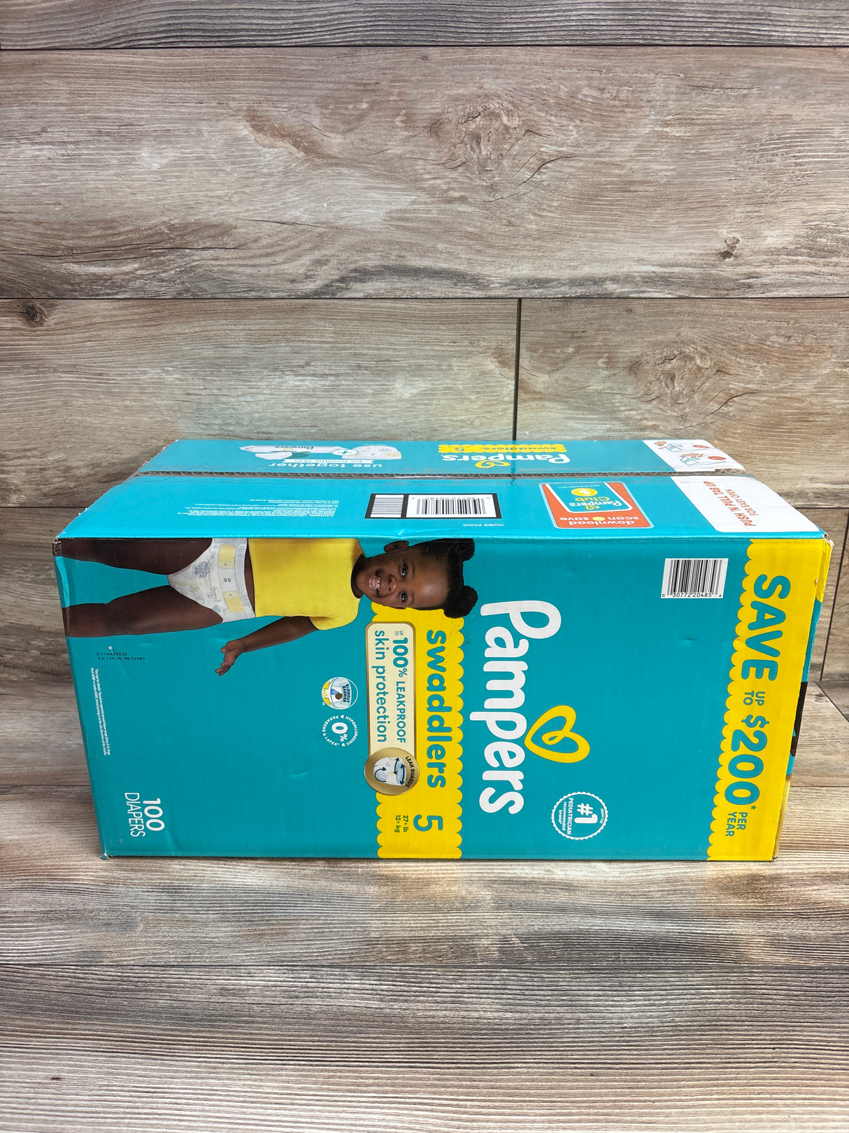 NEW Pampers Swaddlers Diapers Size 5 100ct.