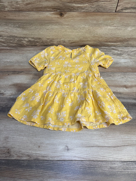 Dip Floral Tiered Dress Yellow sz 2T - Me n Mommy To Be