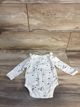 Baby Gap Long Sleeve Bodysuit Cream sz 0-3m