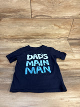 Children's Place Dad's Main Man Shirt Navy sz 3T