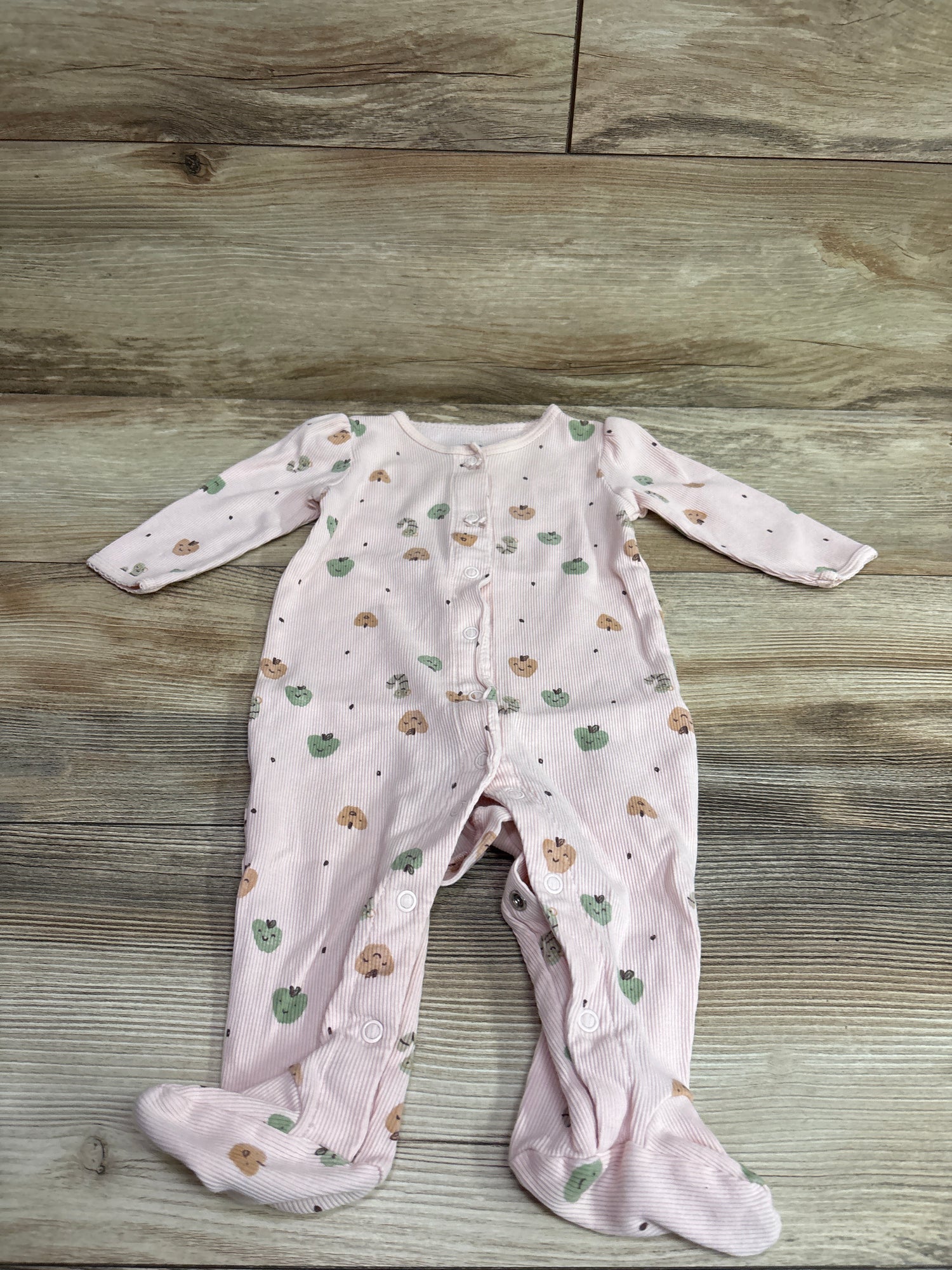 Carter's Ribbed Snap Sleeper Pink sz 6m