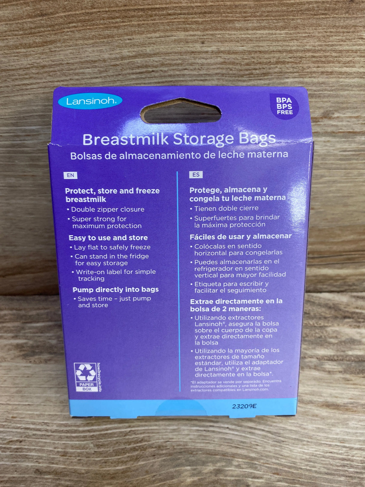 NEW Lansinoh Breast Milk Storage Bags 6oz, 25ct