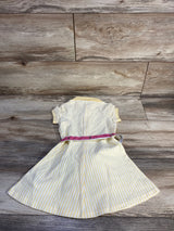 NEW Polo Ralph Lauren Belted Knit Oxford Polo Dress Yellow sz 3T