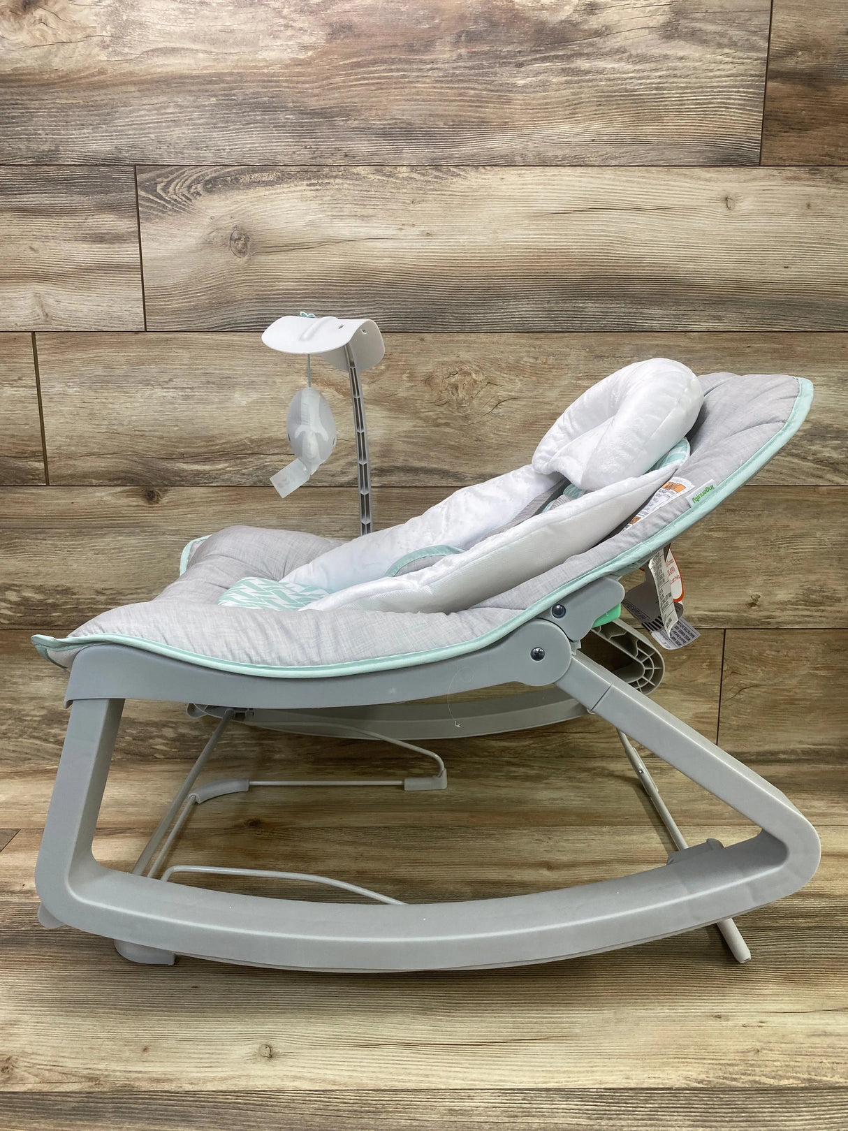 Ingenuity Keep Cozy 3-in-1 Grow with Me Baby Bouncer, Rocker & Toddler Seat Grey