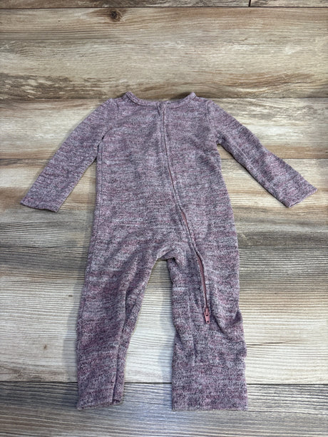 Cloud Island Zip Coverall Purple sz 12m - Me n Mommy To Be