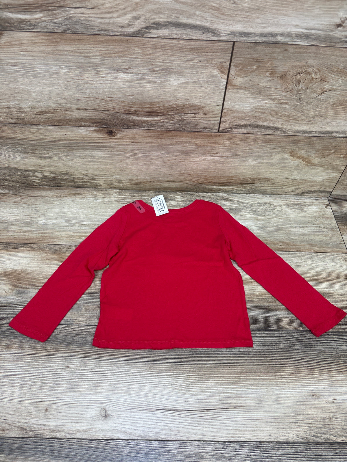 NEW Children's Place Merry Everything Long Sleeve Shirt Red sz 3T