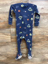 Carter's Alien Sleeper Blue sz 24m