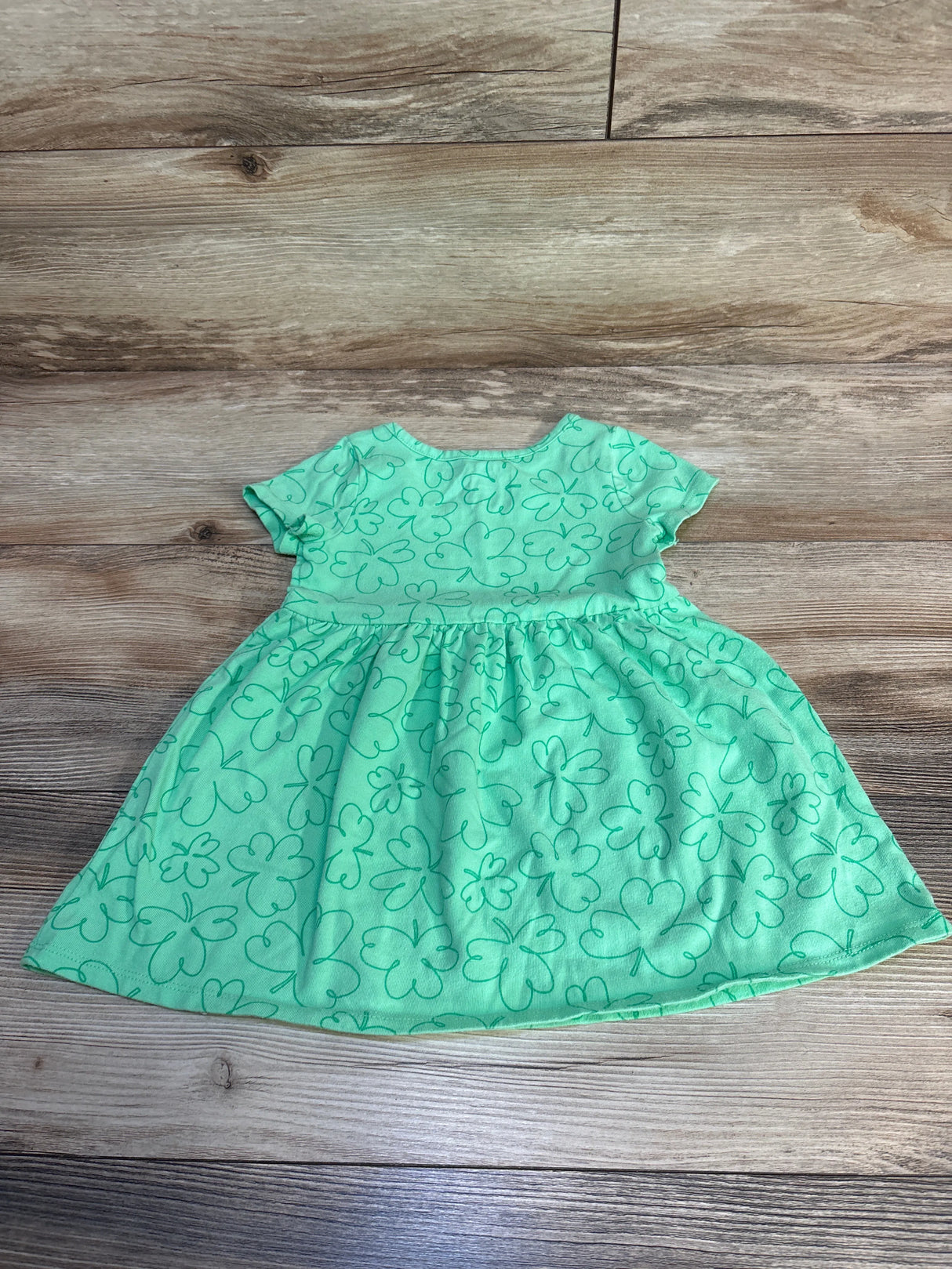Cat & Jack Shamrock Dress Mint sz 2T