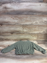 Old Navy Ribbed Pullover Sweatshirt Green sz 4T