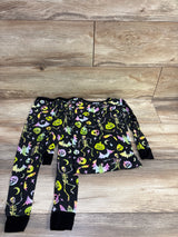 Little Sleepies Halloween 2pc Bamboo Pajama Set Black sz 4T