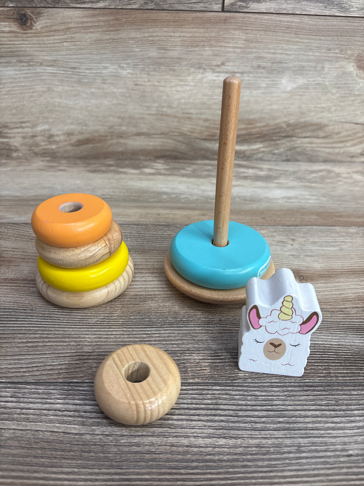 Little Tikes Wooden Critters Llama-Corn Shape Stacker