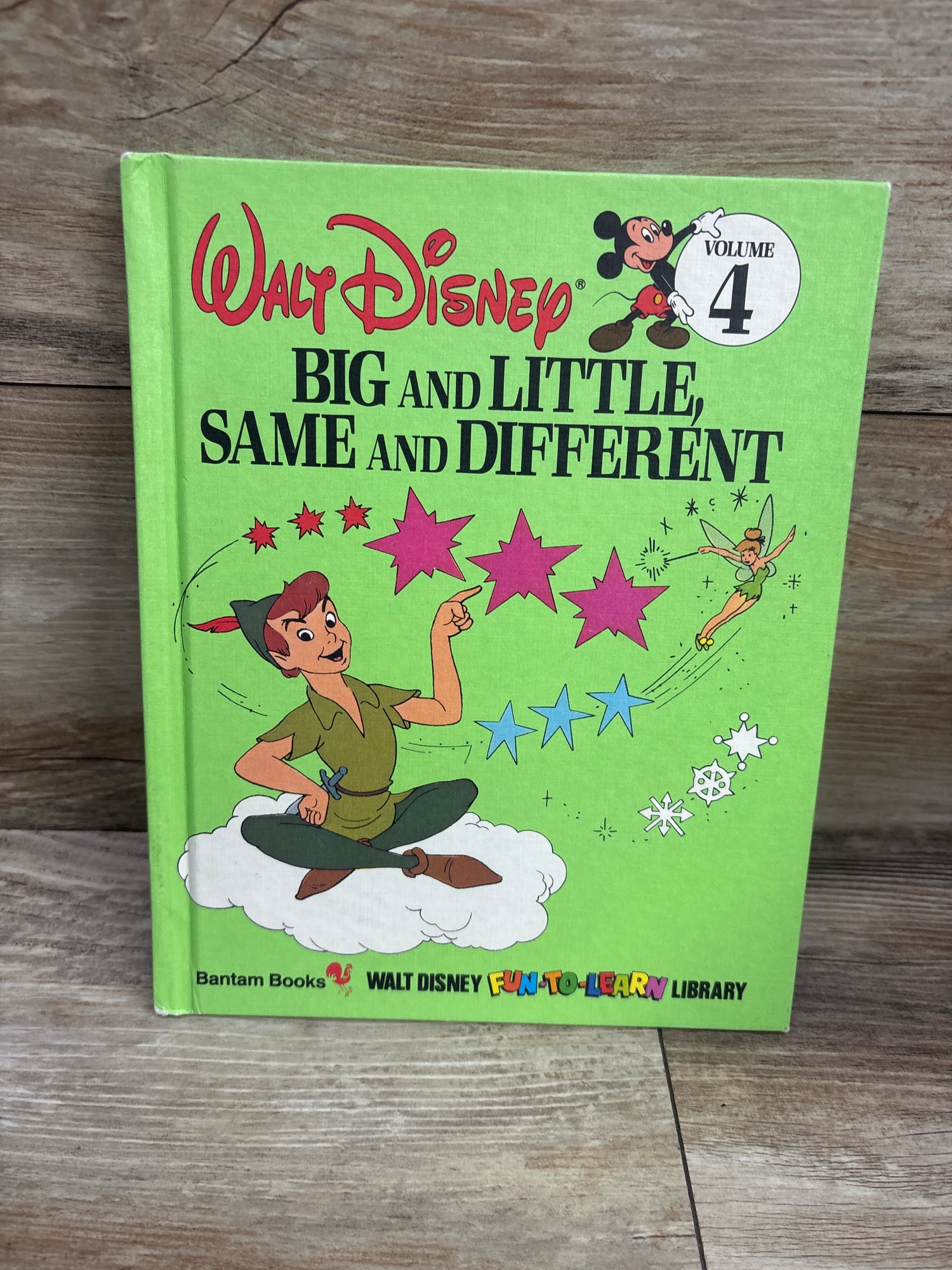 Walk Disney Volume 4 Big & Little Same & Different Hardcover Book