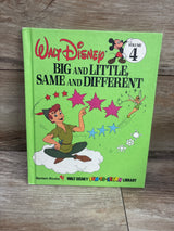 Walk Disney Volume 4 Big & Little Same & Different Hardcover Book
