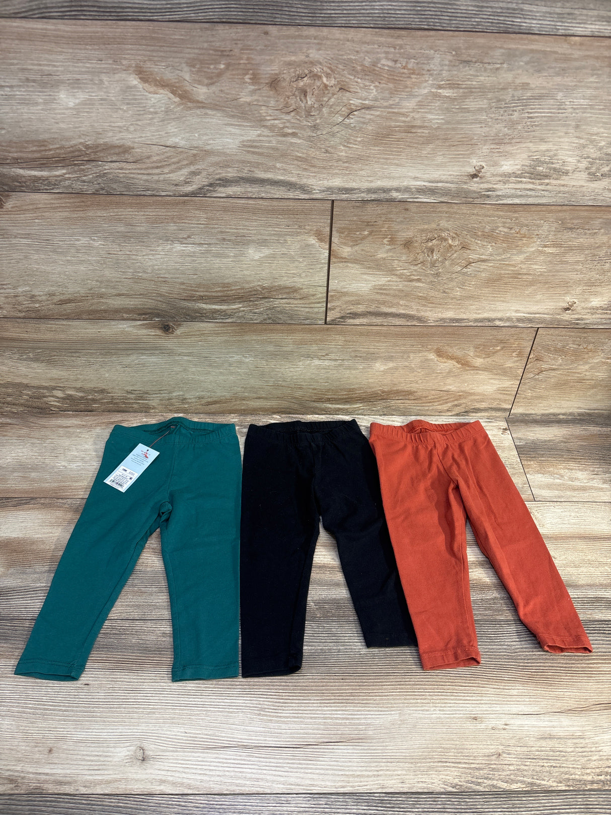 NEW Cat & Jack 3pk Leggings Teal sz 18m