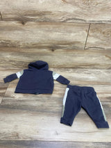 Laughing Llama 2pc Hoodie & Pants Grey sz 3m