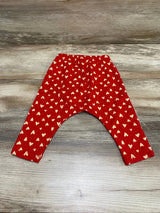 NEW Old Navy Heart Print Harem Pants Red sz 6-12m - Me n Mommy To Be