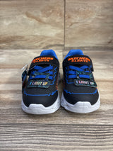 NEW Skechers S-Lights Vortex 2.0 Light-Up Sneakers Black sz 5c