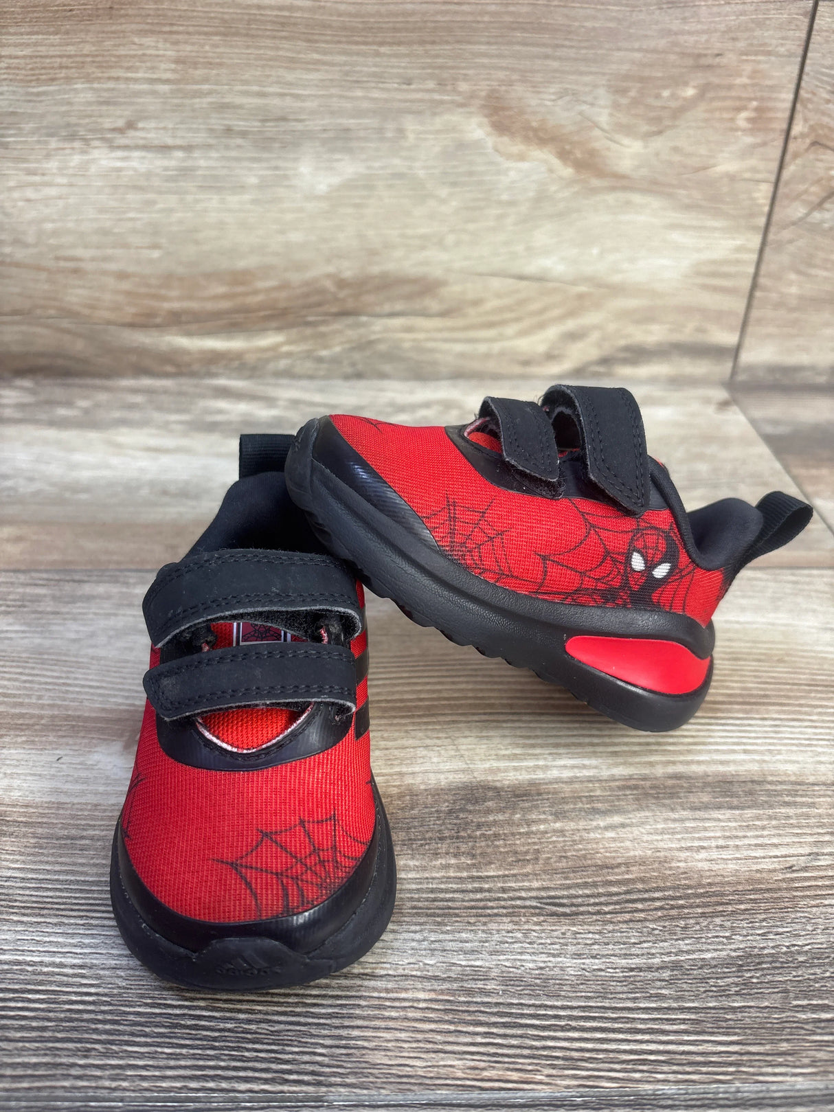 Adidas x Marvel FortaRun Spider-Man Sneakers Red sz 4c