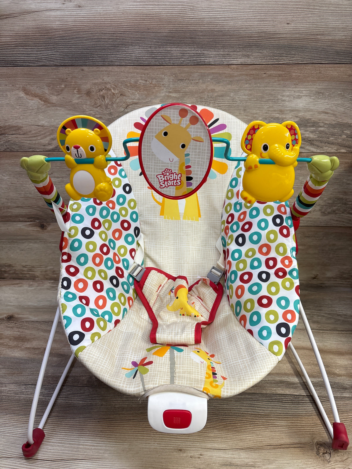 Bright Starts Playful Pinwheel Vibrating Baby Bouncer