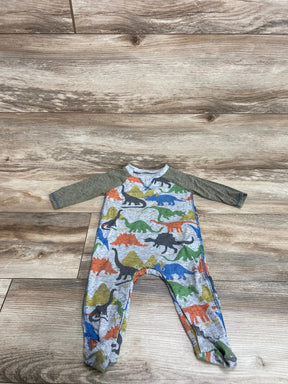 Mud Pie Dino Print Sleeper Green sz 3-6m - Me n Mommy To Be