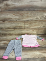 Disney Mickey & Friend's 2pc Cuteness Crew Sweatshirt & Bottoms Pink sz 12m