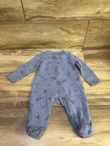 Just One You Waffle Knit Sleeper Blue sz 3m