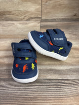 STQ Kids Dinosaur Sneakers Blue sz 4c