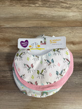 NEW Parent's Choice Newborn Bibs Pink 5pk