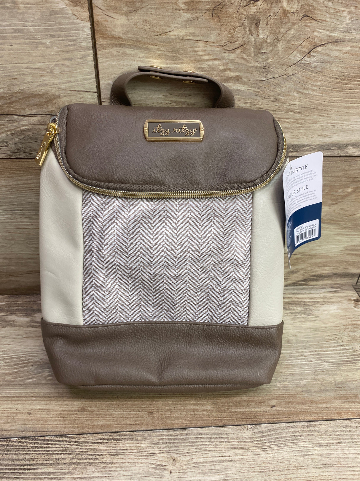NEW Itzy Ritzy Chill Like a Boss Insulated Bottle Bag in Vanilla Latte