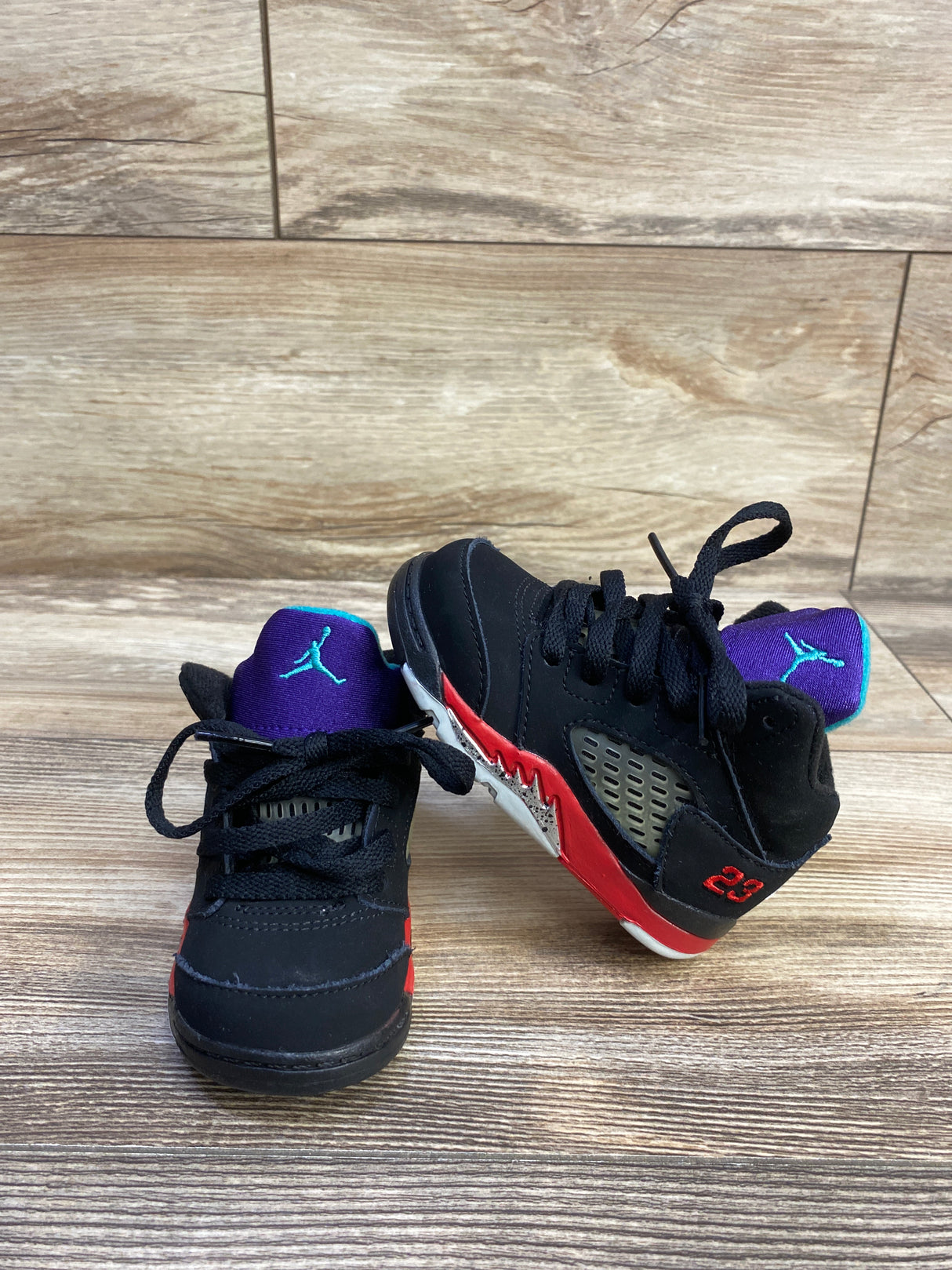 Air Jordan 5 Retro TD 'Top 3' Sneakers, Black sz 5c