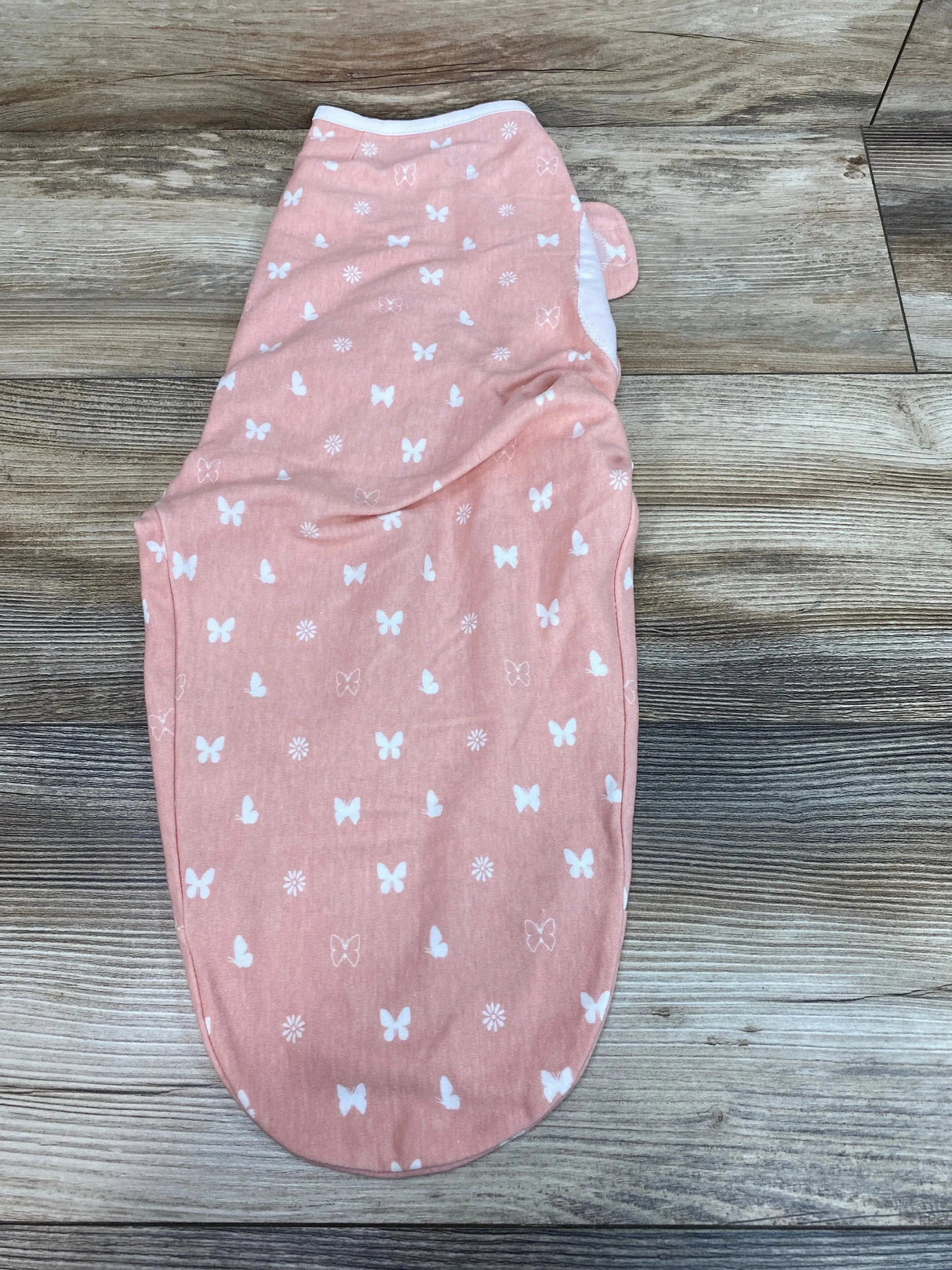 KeaBabies Butterfly Print Swaddle Pink sz 0-3m