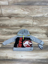 NEW Jurassic World Pullover Hoodie Grey sz 3T