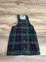 The Children’s Place Plaid Corduroy Skirtall Green sz 4T
