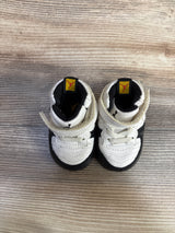 Jordan Fusion Crib Sneakers White sz 1c