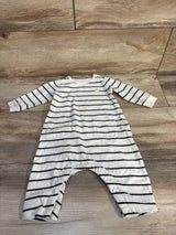 Baby Gap Striped Bear Coverall White sz 3-6m