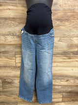 Isabel Maternity 90s Straight Jeans Blue sz Large