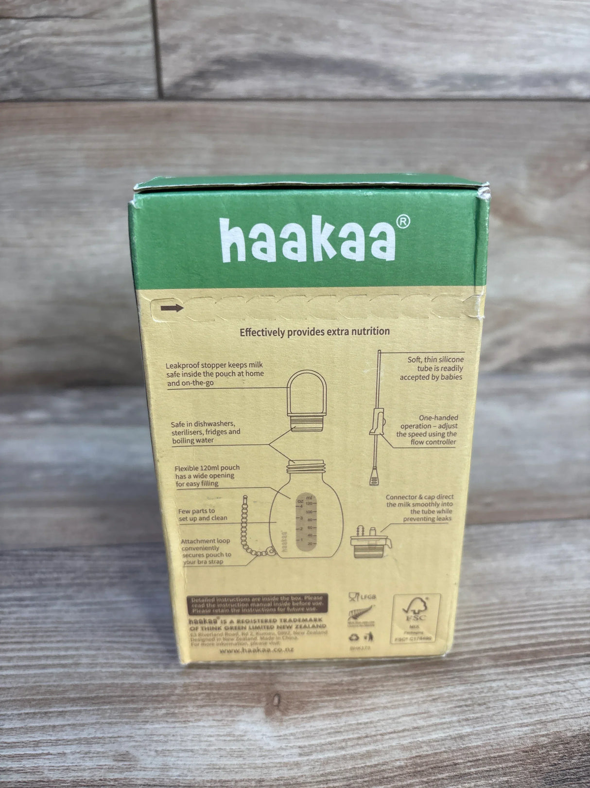 NEW Haakaa Supplemental Feeding Tube & Pouch Set