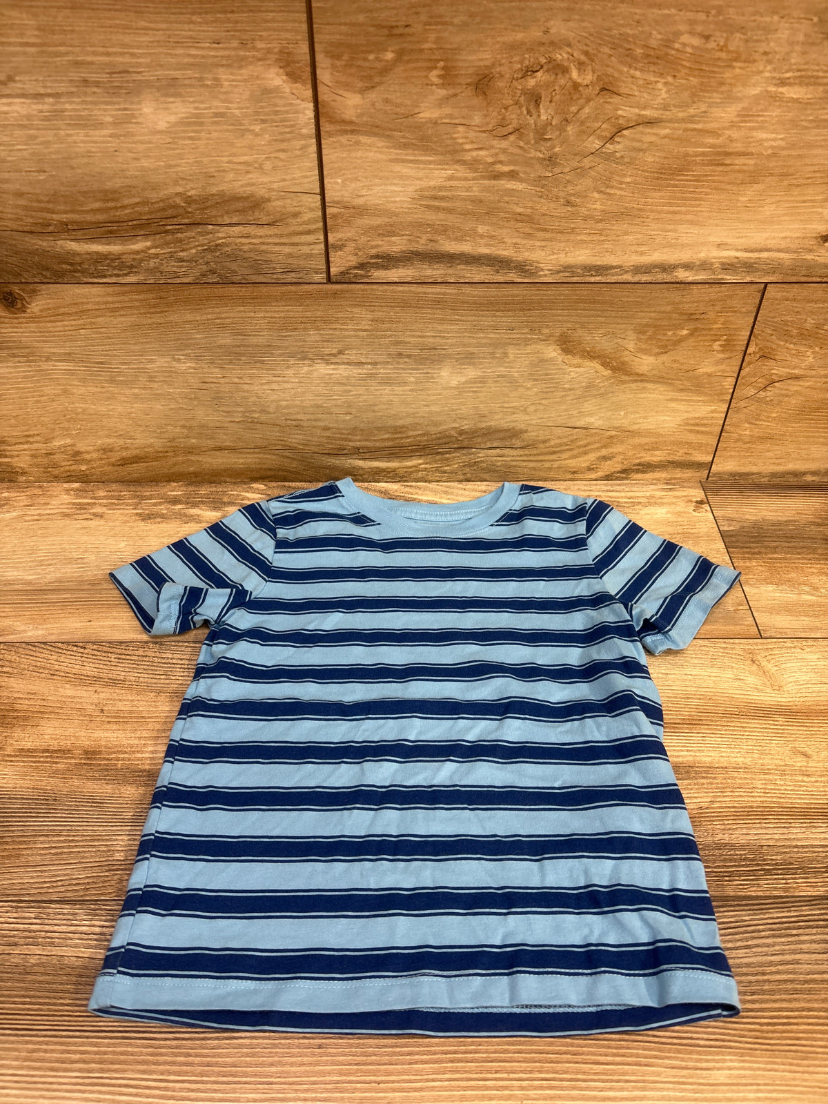 Cat & Jack Striped Shirt Blue sz 5T