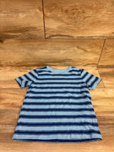 Cat & Jack Striped Shirt Blue sz 5T