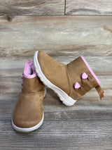 Skechers Go Walk Joy Lovely Laces Winter Boots, Chestnut sz 7c