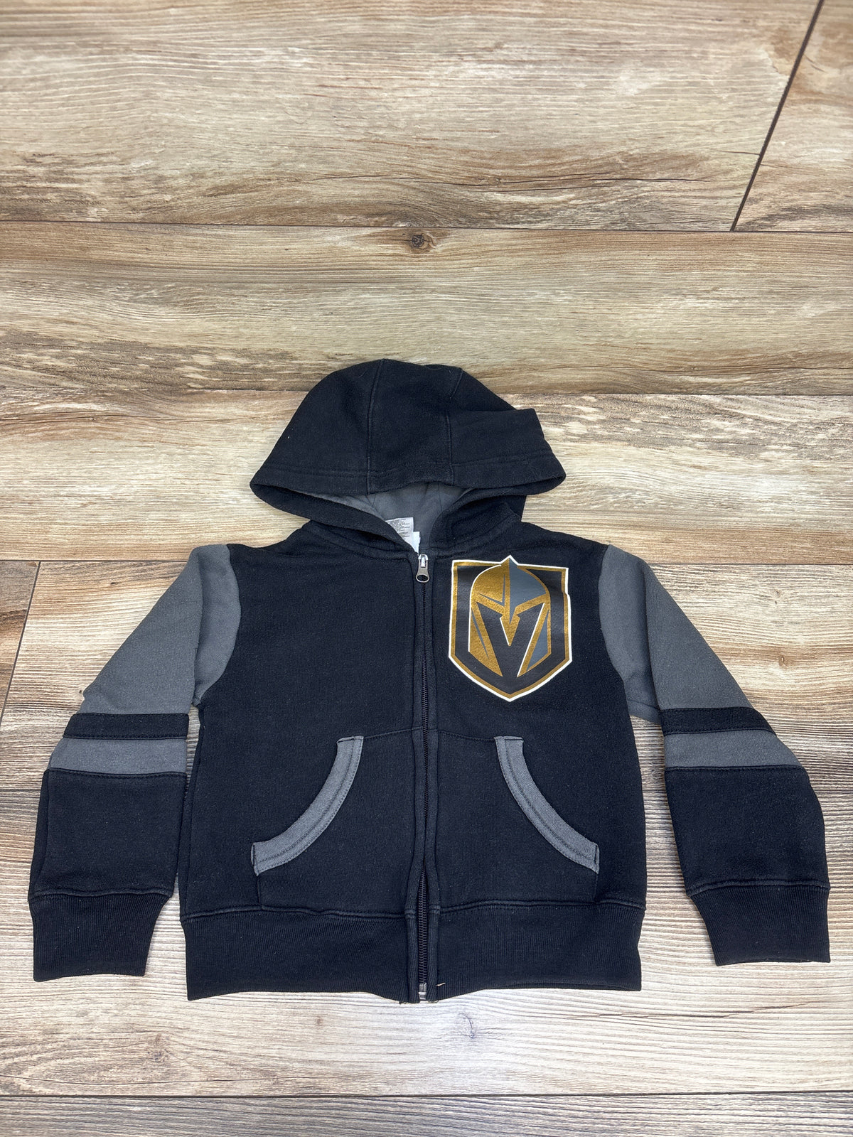 NHL Golden Knights Full-Zip Hoodie Black sz 3T