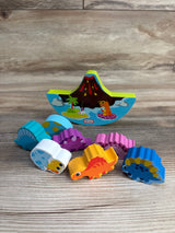 Little Tikes Stack & Balance Wood Dino Set, 8pc