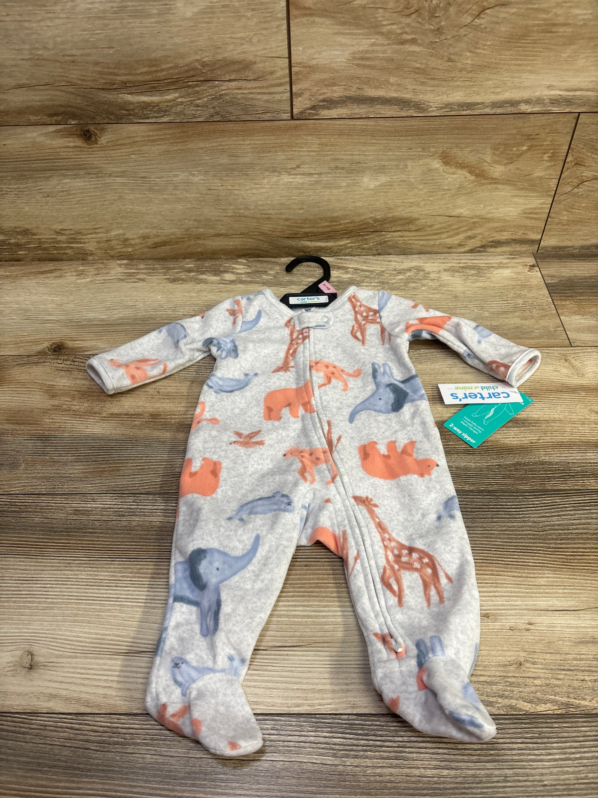 NEW Child Of Mine Blanket Sleeper Grey sz Newborn