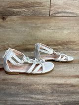 NEW Jumping Beans SO Tangelo Gladiator Sandals White sz 7c