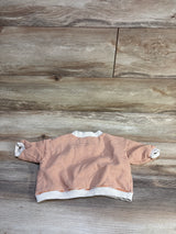 Roda J Baby Striped Pullover Sweatshirt Orange sz 6-12m