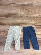 Burt's Bees Baby 2pk Pull On Pants Blue sz 12m