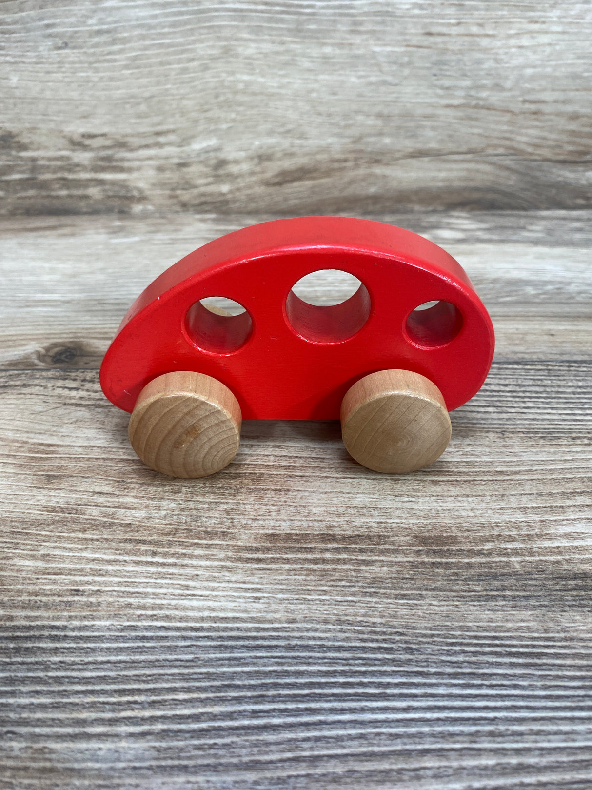 Hape Wooden Mini Van Red