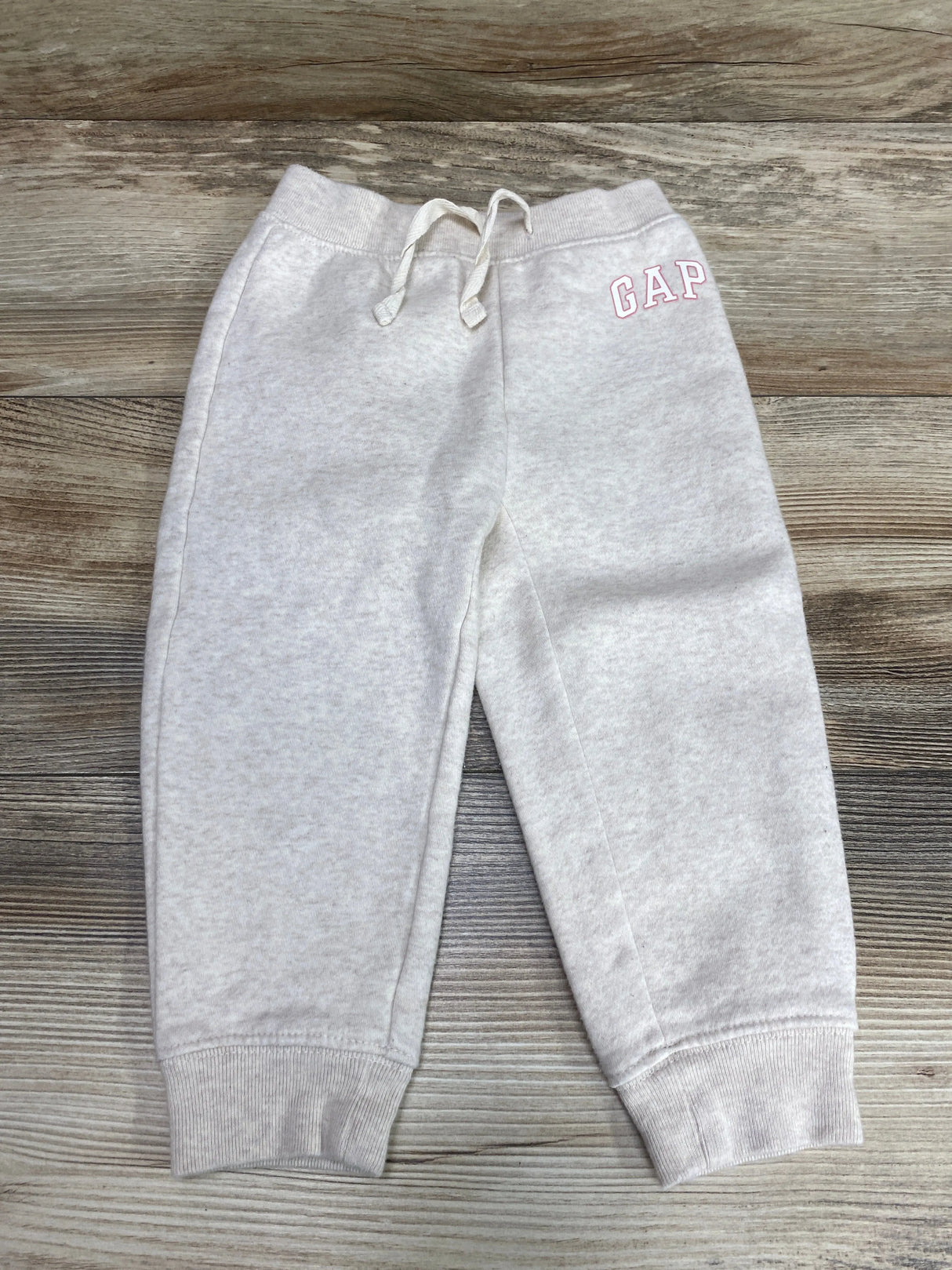 Baby Gap Logo Arch Joggers Oatmeal sz 18-24m