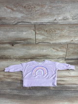 Grayson Mini Rainbow Sweatshirt Purple sz 12m