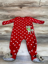 Carter's Polka Dot Blanket Sleeper Red sz 12m